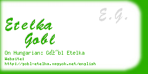 etelka gobl business card